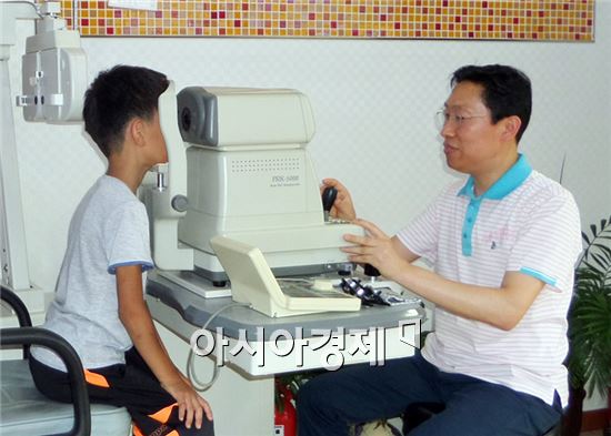함평군, 시력저하 아동 무료안경 제공