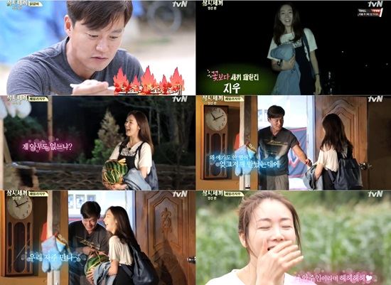 '삼시세끼' 최지우 등장에 이서진 하는 말이 "엊그제도 만났는데…"