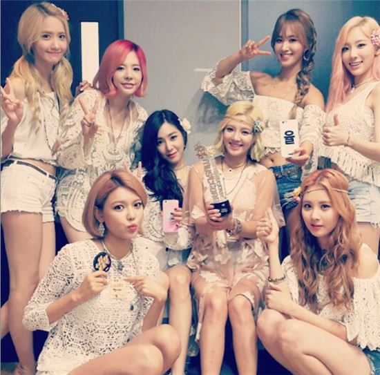 소녀시대. 사진=소녀시대 티파니 인스타그램
