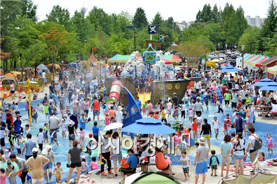 ‘광주시민의 숲 물놀이장’개장