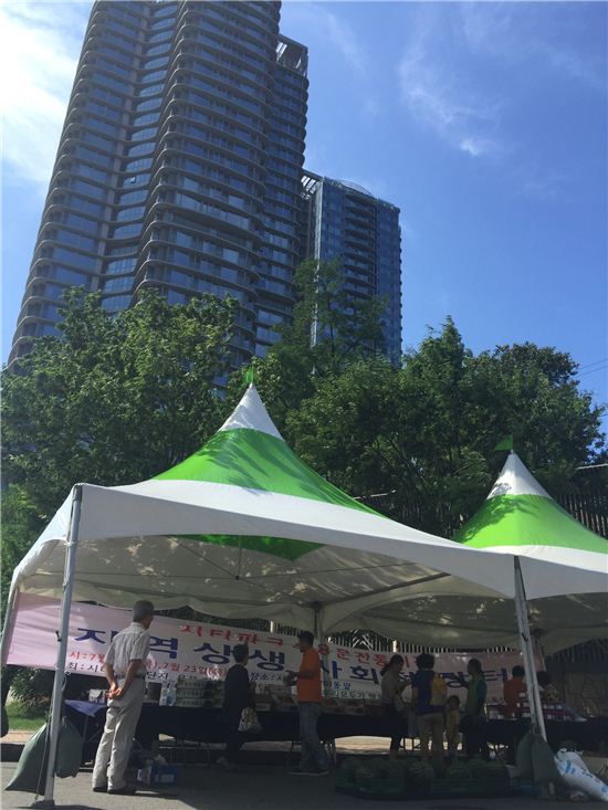 용산 시티파크·용문시장 지역상생 장터 열어 