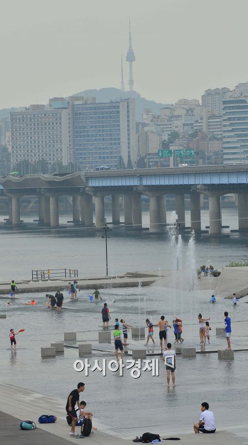[포토]중복이지만.....'안개 낀 물빛광장'