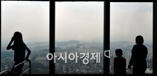 [포토]'먹구름 가득한 서울 하늘'
