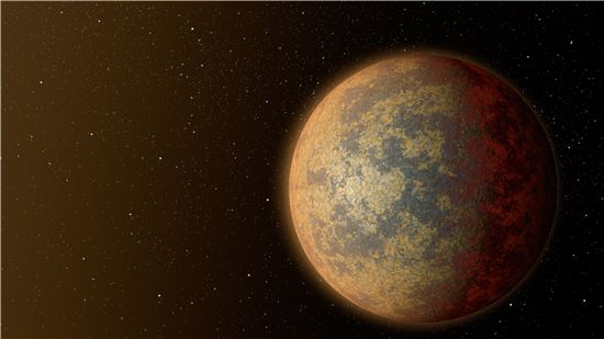[스페이스]21광년의 '붉은 항성'과 행성