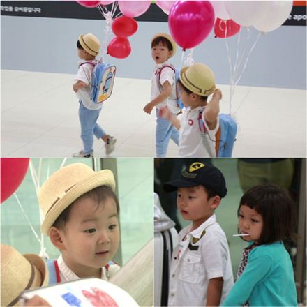 '슈퍼맨이 돌아왔다' 삼둥이, 사랑-유토와 만나다! "기대되는 케미"