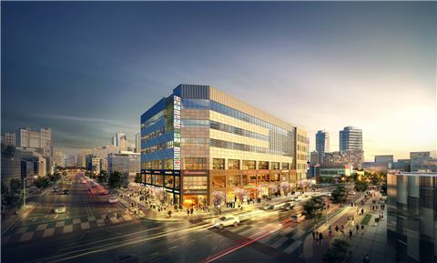 세종 크리스마스 상가 투시도