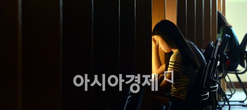 [포토]수능 100일 앞두고....공부하는 학생들
