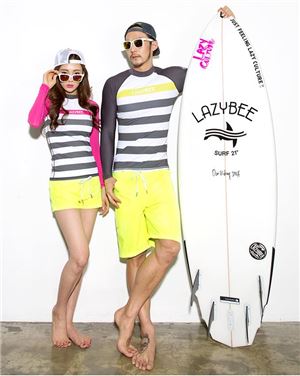 올 여름 래쉬가드 열풍, 남성과 유아동까지 확대