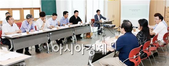 [포토]광주시 동구, 영상미디어센터 건립 설계용역 현장 보고회