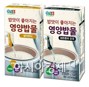 정식품, '밥맛이 좋아지는 영양밥물' 2종 출시