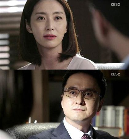 송윤아, 장현성. 사진=KBS2 '어셈블리' 방송화면 캡처