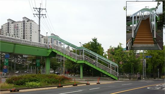 성북구, 일신초교 앞 보도육교 환경 개선 공사 착공 