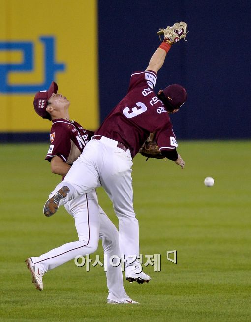 [포토]김민성, '위험해!'