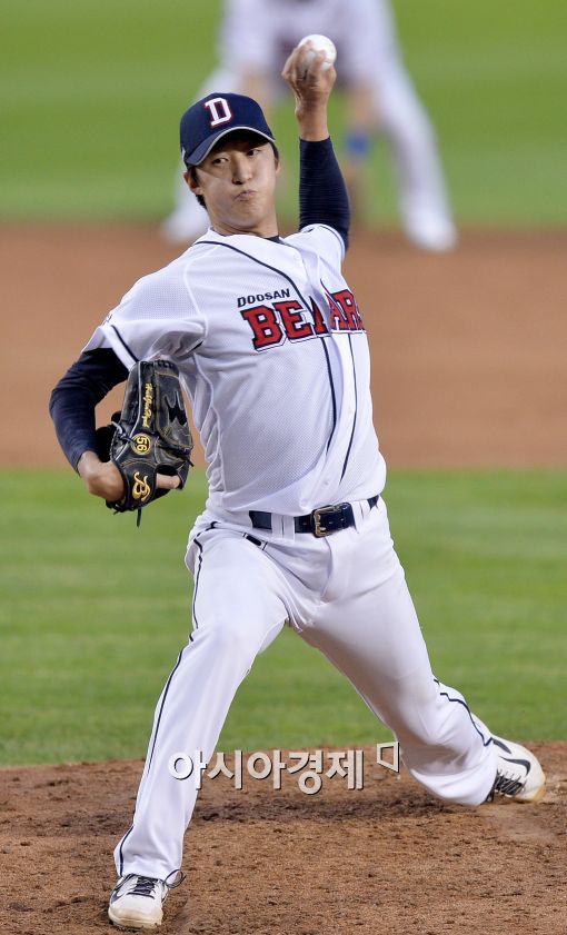 [포토]허준혁, '두산 선발은 바로 나'