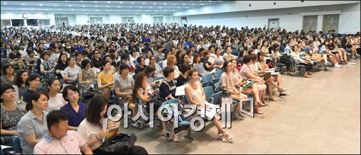[포토]폭염도 못 막는 입시열기