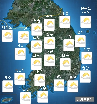 [날씨]오늘도 폭염…낮기온 33도