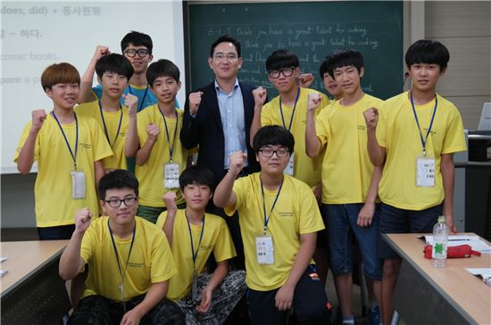 이재용 부회장, 삼성 드림클래스 현장 깜짝방문