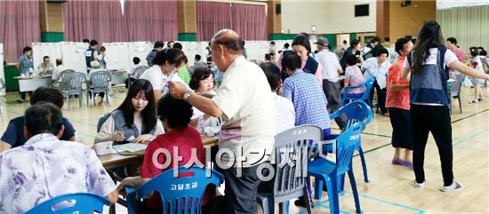 곡성군 고달면에서 농촌재능나눔 의료봉사 펼쳐져···주민 큰 호응