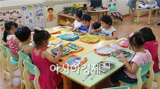 완도군, 어린이 건강영양제 해조류 식단 보급