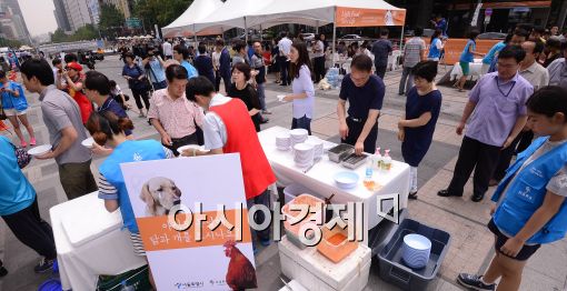 [포토]'내일은 말복....채개장으로 건강 챙기세요'