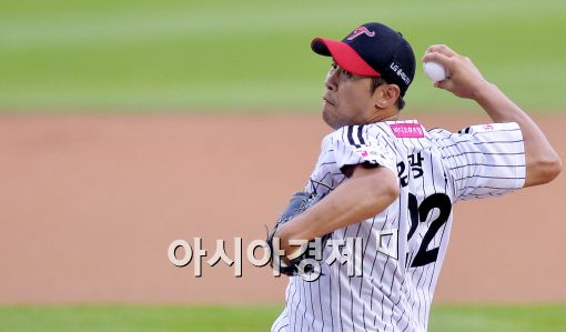 [포토]LG 선발 김광삼의 역투