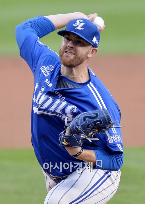 [포토]클로이드, '나는 인상파 투수!'