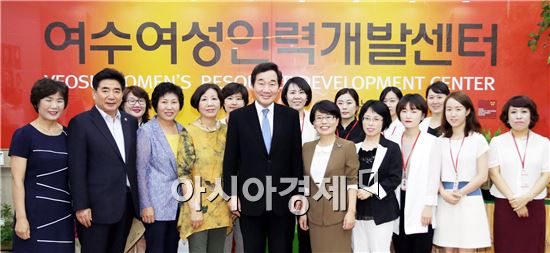 이낙연 전남도지사, 여성 일자리 정책 수립 점검