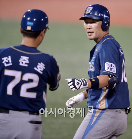 [포토]지석군, '적시타로 다시 역전!'