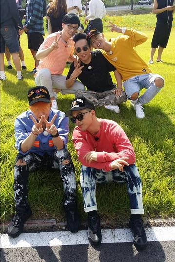 유재석, 박명수, 광희, 지드래곤, 태양. 사진=박명수 인스타그램 화면 캡처
