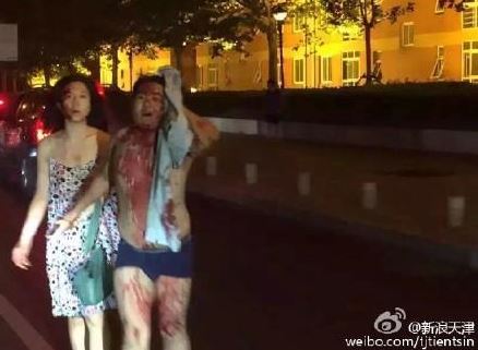 톈진 폭발사고. 사진=웨이보