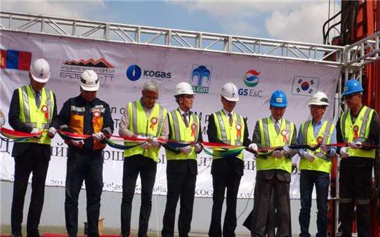 가스公, 몽골 석탄층메탄가스 개발 플랜트 준공