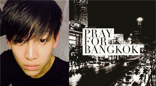 태국 출신 가수 뱀뱀, 방콕 폭탄 테러 애도 "PRAY FOR BANGKOK"