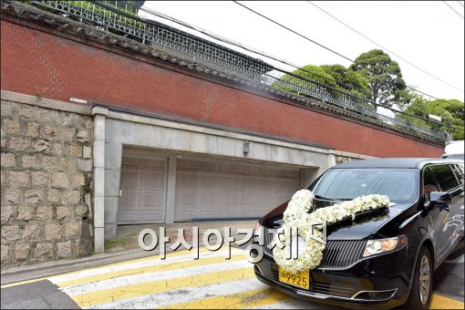 [포토]이병철 회장 생가 찾은 故 이맹희 회장