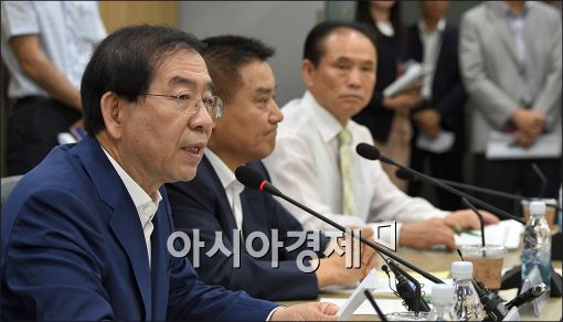 [포토]발언하는 박원순 시장