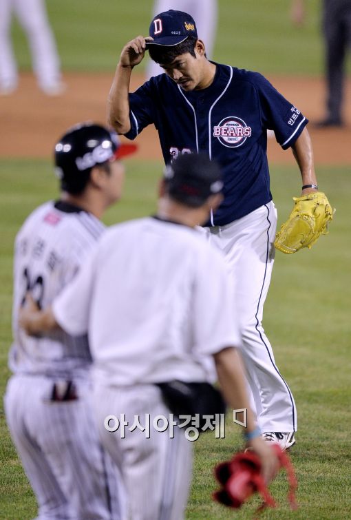 [포토]노경은, '고의가 아니에요'