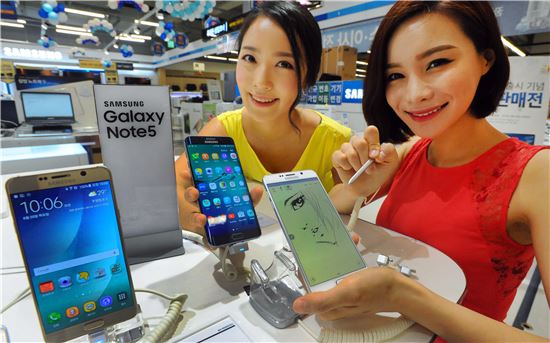 홈플러스, 갤럭시노트5·갤럭시S6엣지+ 판매