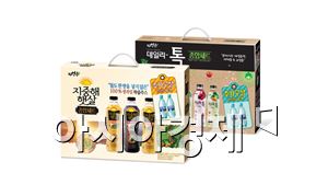 웅진식품, 착즙주스 및 음료 선물세트 36종 출시