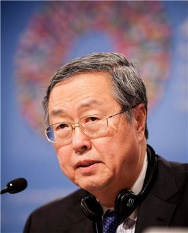 저우샤오촨 중국 인민은행 총재(사진: Bloomberg)