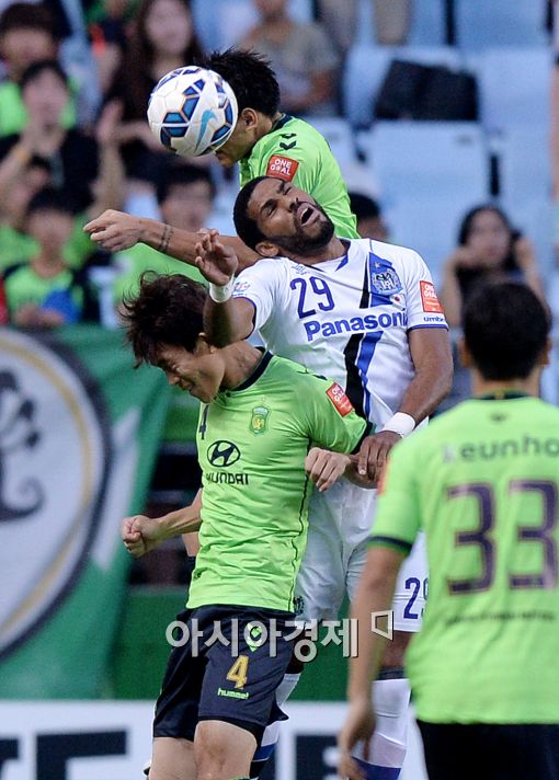 [포토]김형일-김기희, '축구는 전쟁이다'