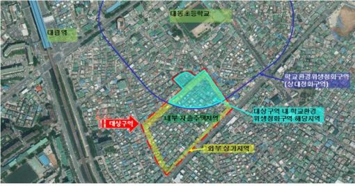 서울 영등포구 대림2동 1027-1번지 일대 위치도