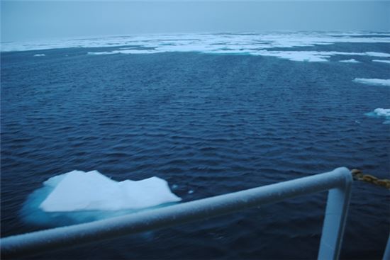 [북극을 읽다]얼음 깨는 쇄빙선…마침내 해빙 나타나다