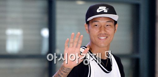 [포토]석현준, '설레는 5년 만의 대표팀 나들이'