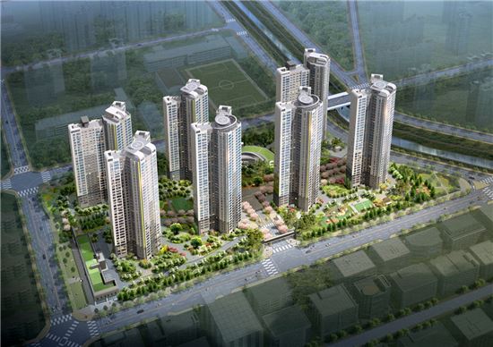 대우건설, '안산 센트럴 푸르지오' 완판