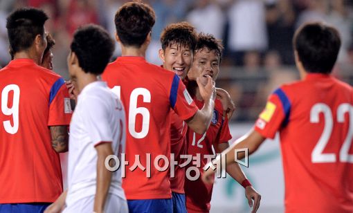 [WC 예선]한국, 라오스에 8-0 승…슈틸리케호 최다 골