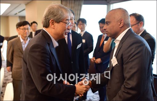 [포토]외국계 금융 CEO만나는 임종룡 위원장