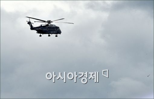 [포토]주말근무 마친 박근혜 대통령