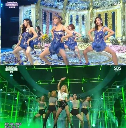 '인기가요' 1위 대결은 소녀시대-현아, 과연 승자는?