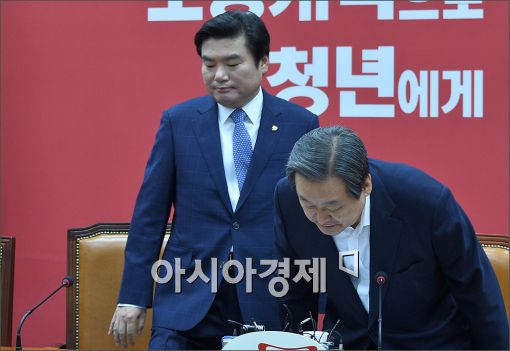[포토]회의 참석하는 김무성·원유철