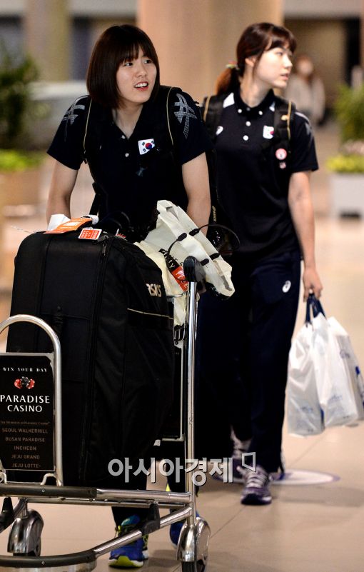 [포토]이재영, '월드컵 마치고 귀국했어요'