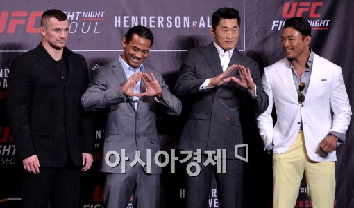 크로캅,헨더슨,김동현,추성훈(왼쪽부터). 사진=아시아경제DB